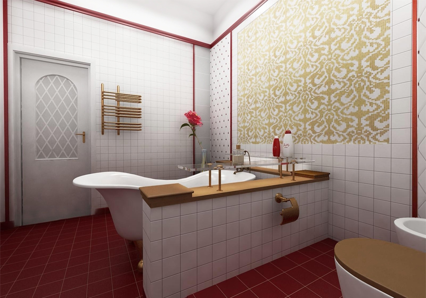 Bathroom design idea "Chic" - bath.